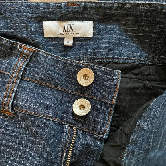 Ax Armani Exchange denim pin stripe jeans - Picture 2 of 7